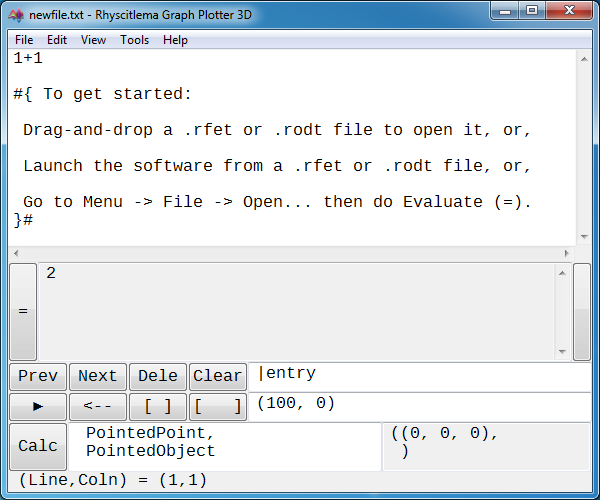 Rhyscitlema Graph Plotter 3D software on windows.