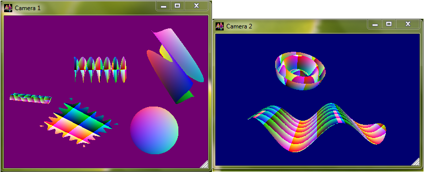 Sample graphs generated with the Graph Plotter 3D.